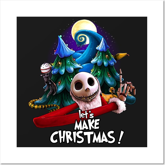 Let's Make Christmas ! Wall Art by BER